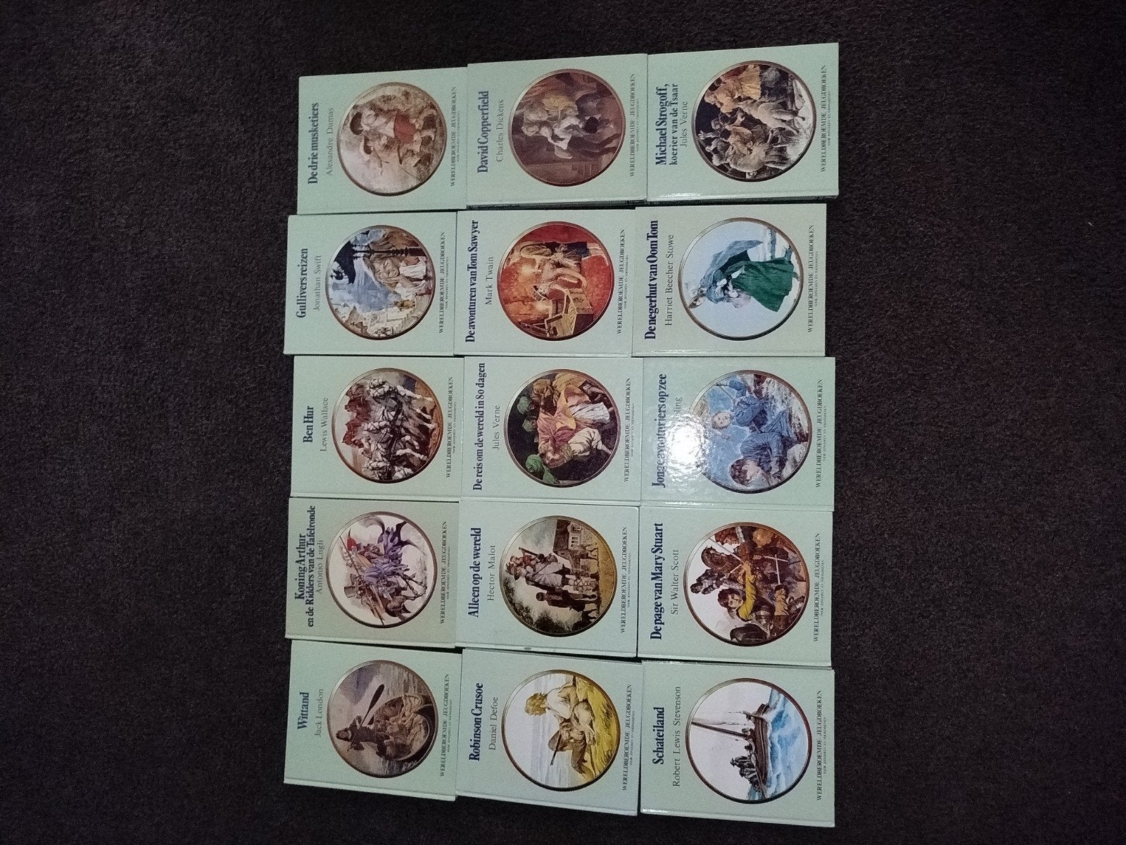 Wereldberoemde Jeugdboeken - (15 boeken), Boeken, Ophalen of Verzenden, Gelezen, Diverse Auteurs, Fictie