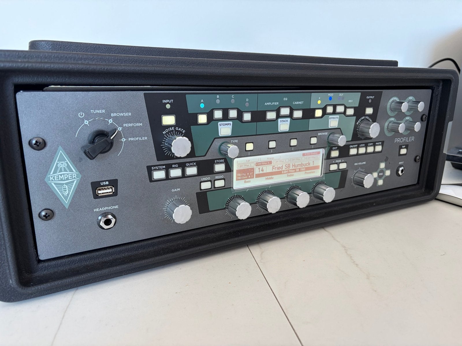 Kemper Profiler Rack met flightcase, Muziek en Instrumenten, Ophalen of Verzenden, Gebruikt