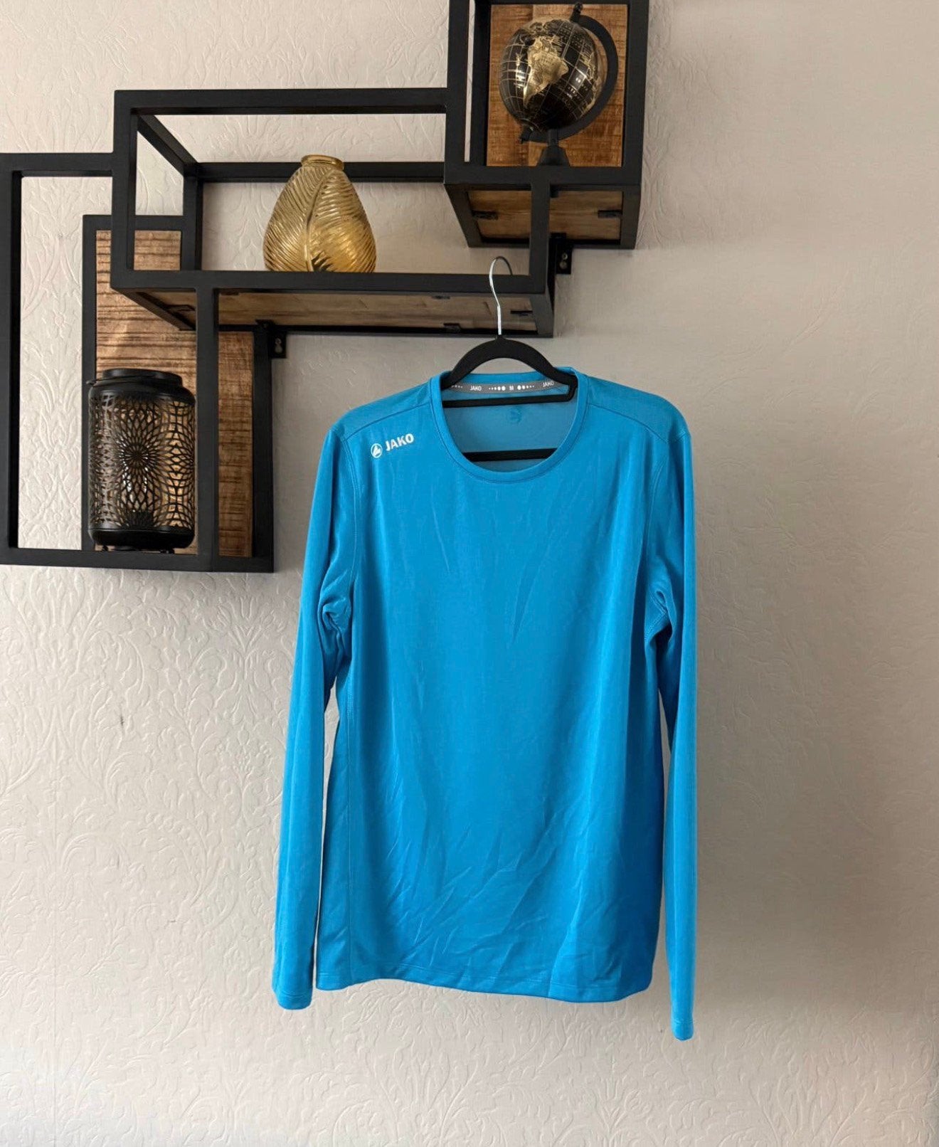Jako sport shirt lange mouwen maat M ( ROC beveiliging), Ophalen of Verzenden, Zo goed als nieuw, Blauw