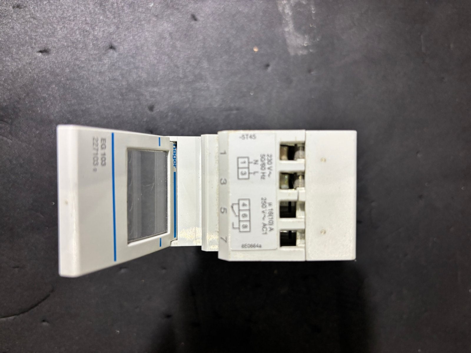 Hager EG103 Digitale Schakelklok - Gebruikt, Ophalen of Verzenden, Gebruikt, Hager, Overige typen