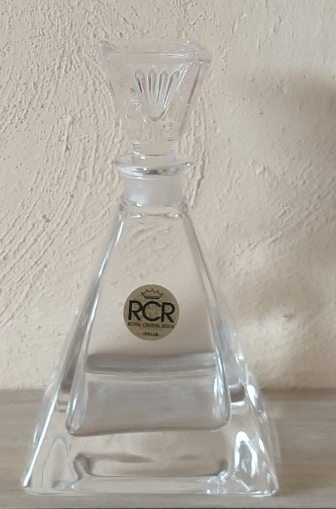 parfum flesje leeg,  pyramide vorm RCE, volgnr 37, Ophalen of Verzenden, Gebruikt