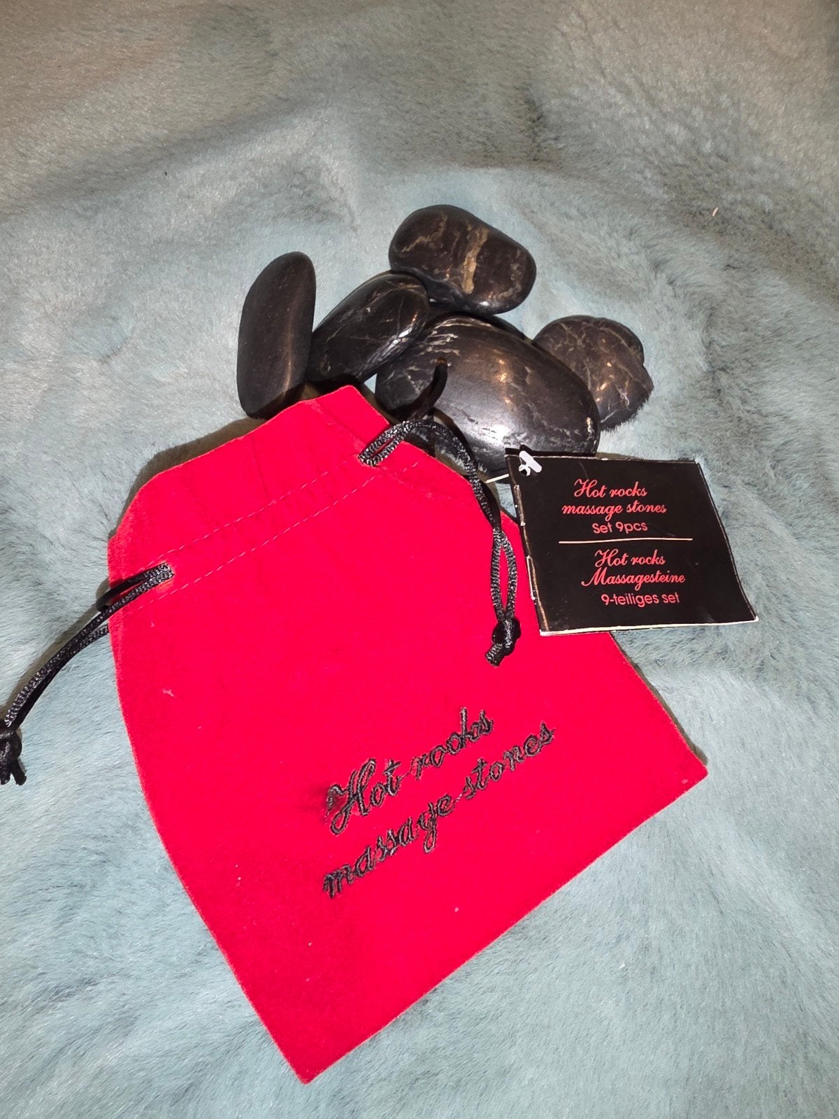 Hotstone Massagestenen Set - 10-delig met Zakje, Ophalen of Verzenden, Hotstone
