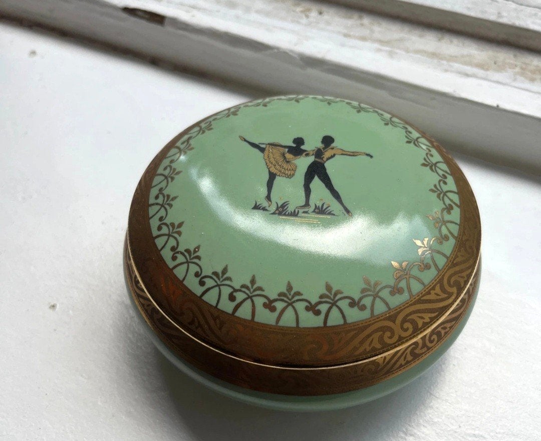 Antiek Frans Bonbonschaaltje Porselein Émaux Limoges, Ophalen of Verzenden