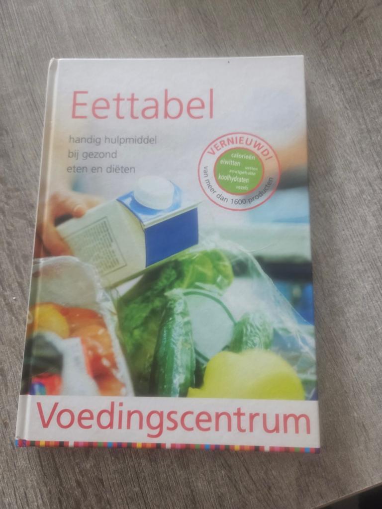 Eettabel Voedingscentrum: Handig hulpmiddel voor gezond eten, Ophalen of Verzenden, Zo goed als nieuw, Dieet en Voeding, Voedingscentrum