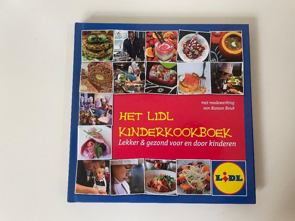 C841 Het Lidl Kinderkookboek. Ramon Beuk. Lekker en Gezond, Ophalen of Verzenden, Gelezen, Gezond koken