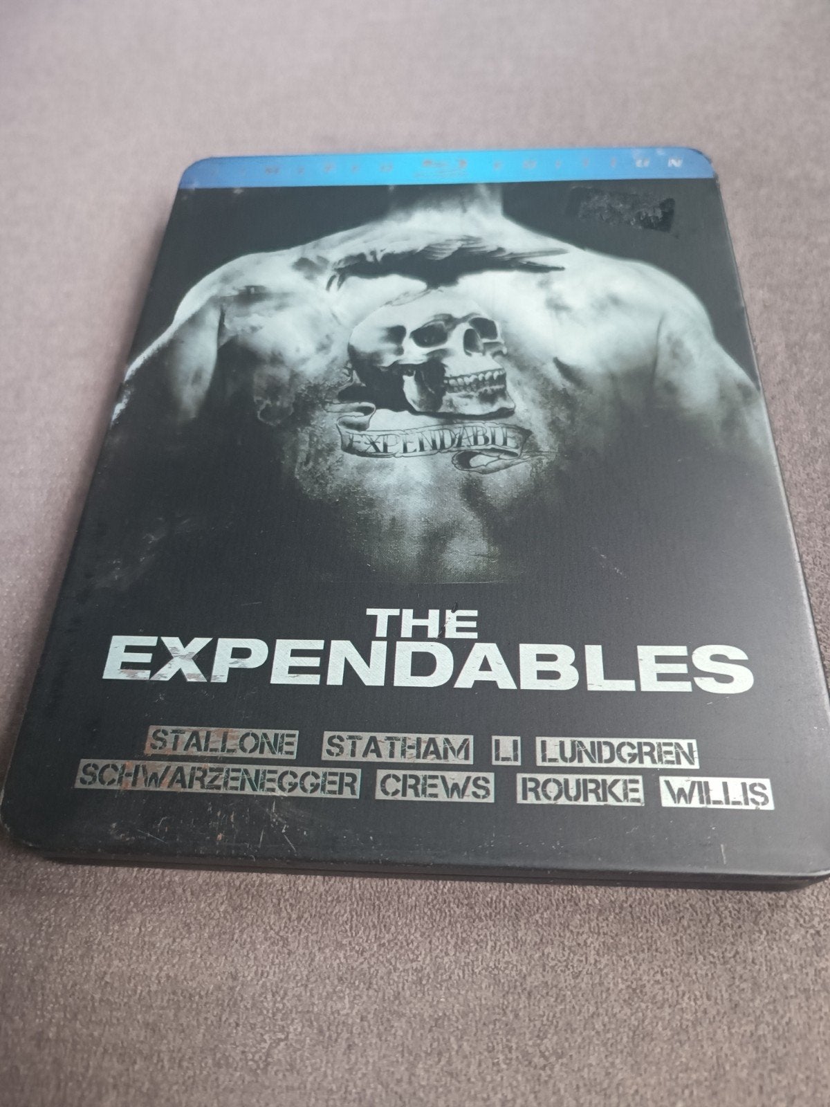 The expendables steelbook - bluray, Ophalen of Verzenden, Zo goed als nieuw, Actie
