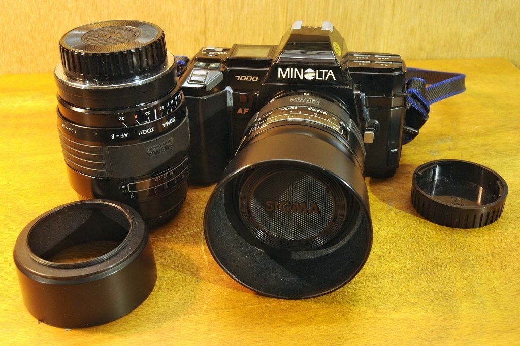 Minolta 7000, Ophalen of Verzenden, Gebruikt, Spiegelreflex, Minolta