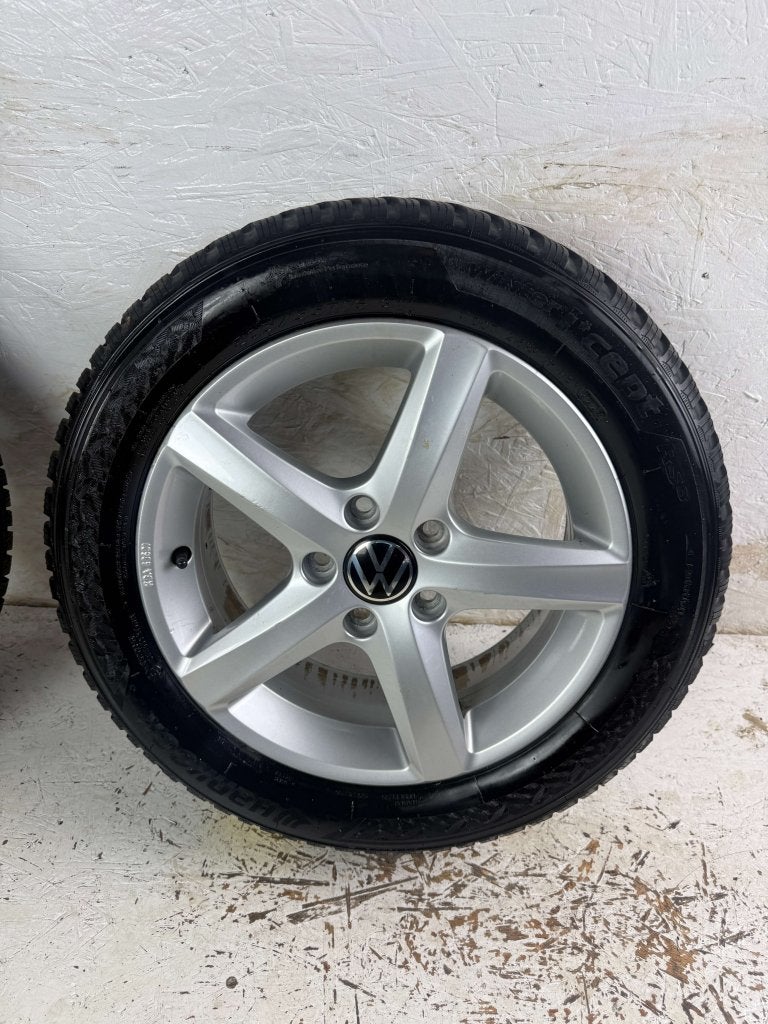 Originele Volkswagen Golf Caddy velgen 16" 5x112 Aspen 7mm!, Niet ingevuld, Gebruikt, 16 inch, Banden en Velgen