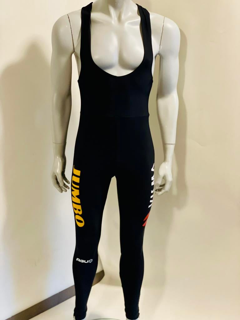 schaatsbroek ritsbroek salopette maat S Agu jumbo visma, Ophalen of Verzenden, Zo goed als nieuw