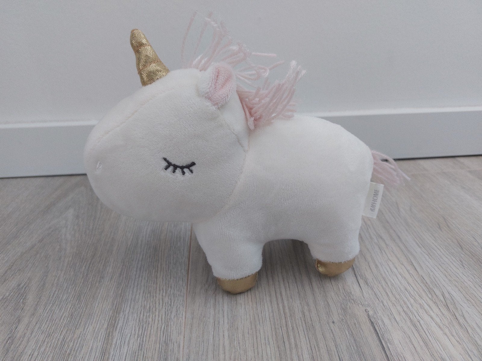 Knuffel h&m home unicorn eenhoorn L2036, Ophalen of Verzenden, Zo goed als nieuw
