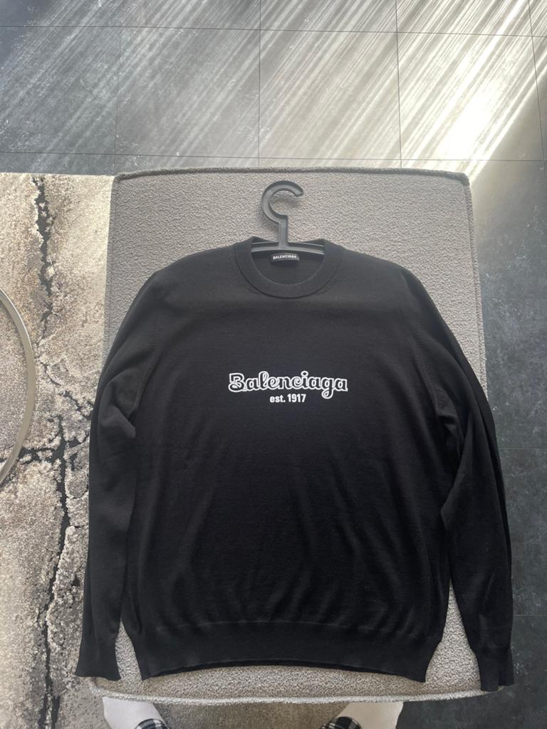 Gloednieuwe Balenciaga Sweater / Trui met bon, Ophalen of Verzenden, Nieuw, Maat 52/54 (L), Zwart