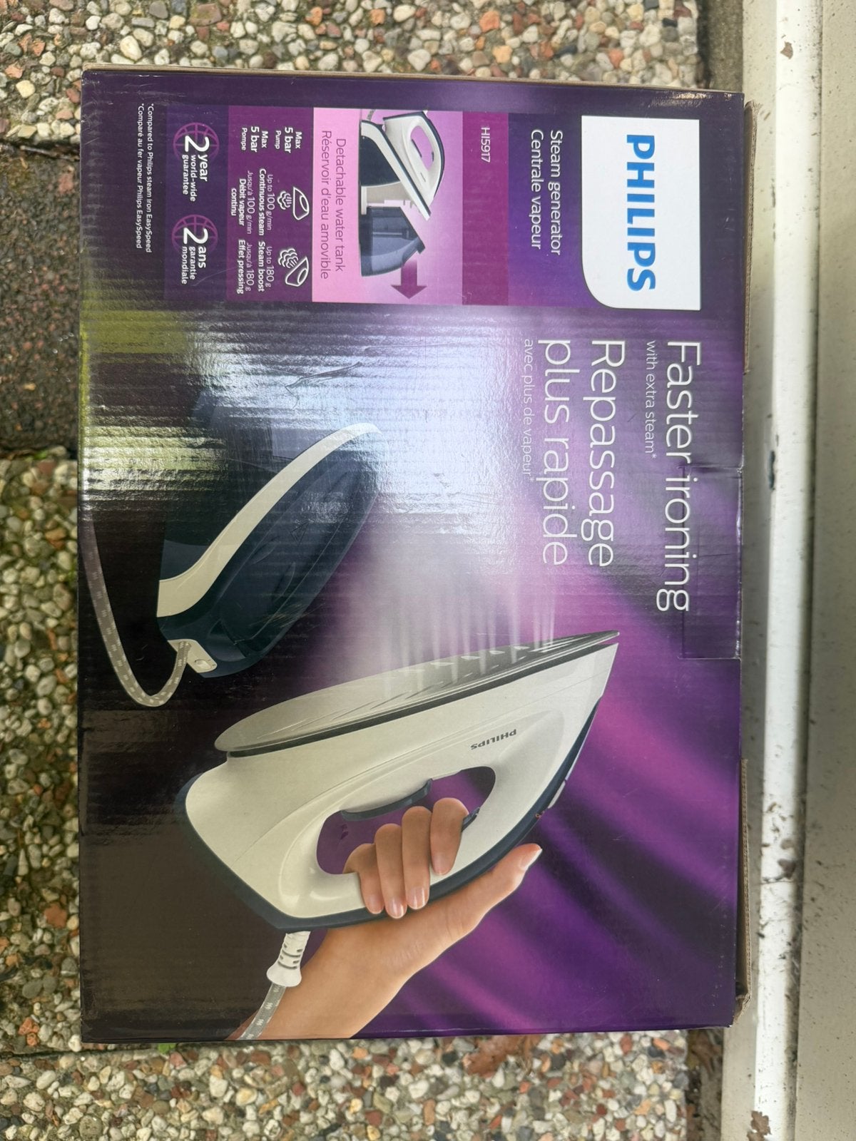 Nieuw Philips Stoomstrijkijzer - Nooit geopend, Ophalen of Verzenden, Nieuw, Strijkijzer met snoer