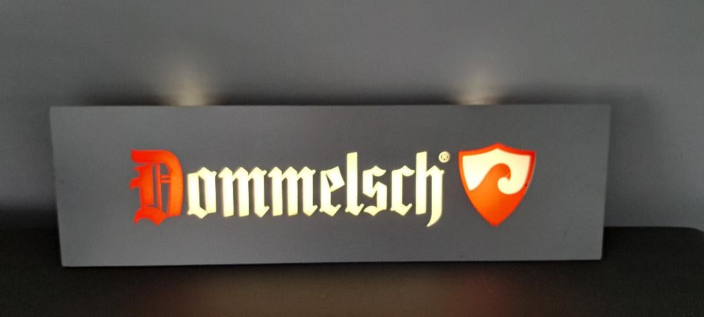 Dommelsch Bier Reclame Lichtbak, Ophalen of Verzenden, Gebruikt, Lichtbak of (neon) lamp