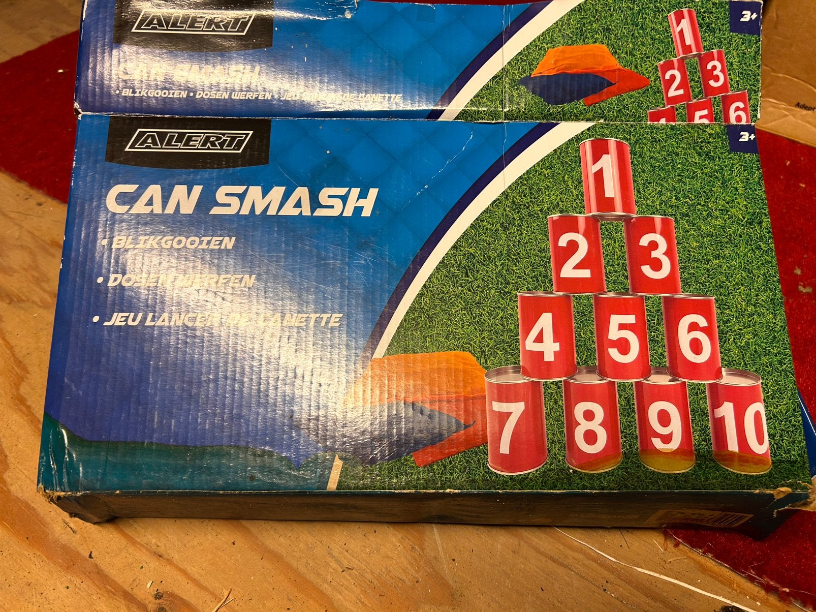 Can smash spel, Ophalen, Zo goed als nieuw