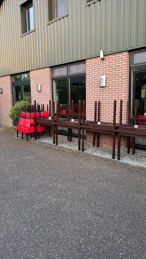 Tafels en stoelen, Ophalen, Gebruikt, 200 cm of meer, 50 tot 100 cm