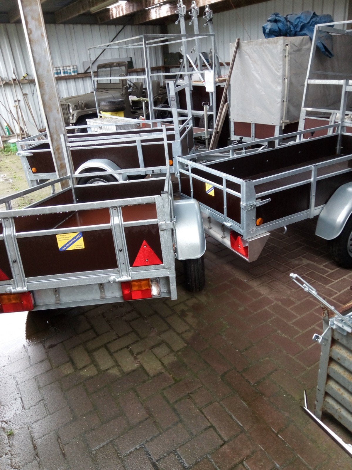 Open en gesloten aanhangers nieuw en gebruikt, Auto diversen, Aanhangers en Bagagewagens, Ophalen of Verzenden, Nieuw