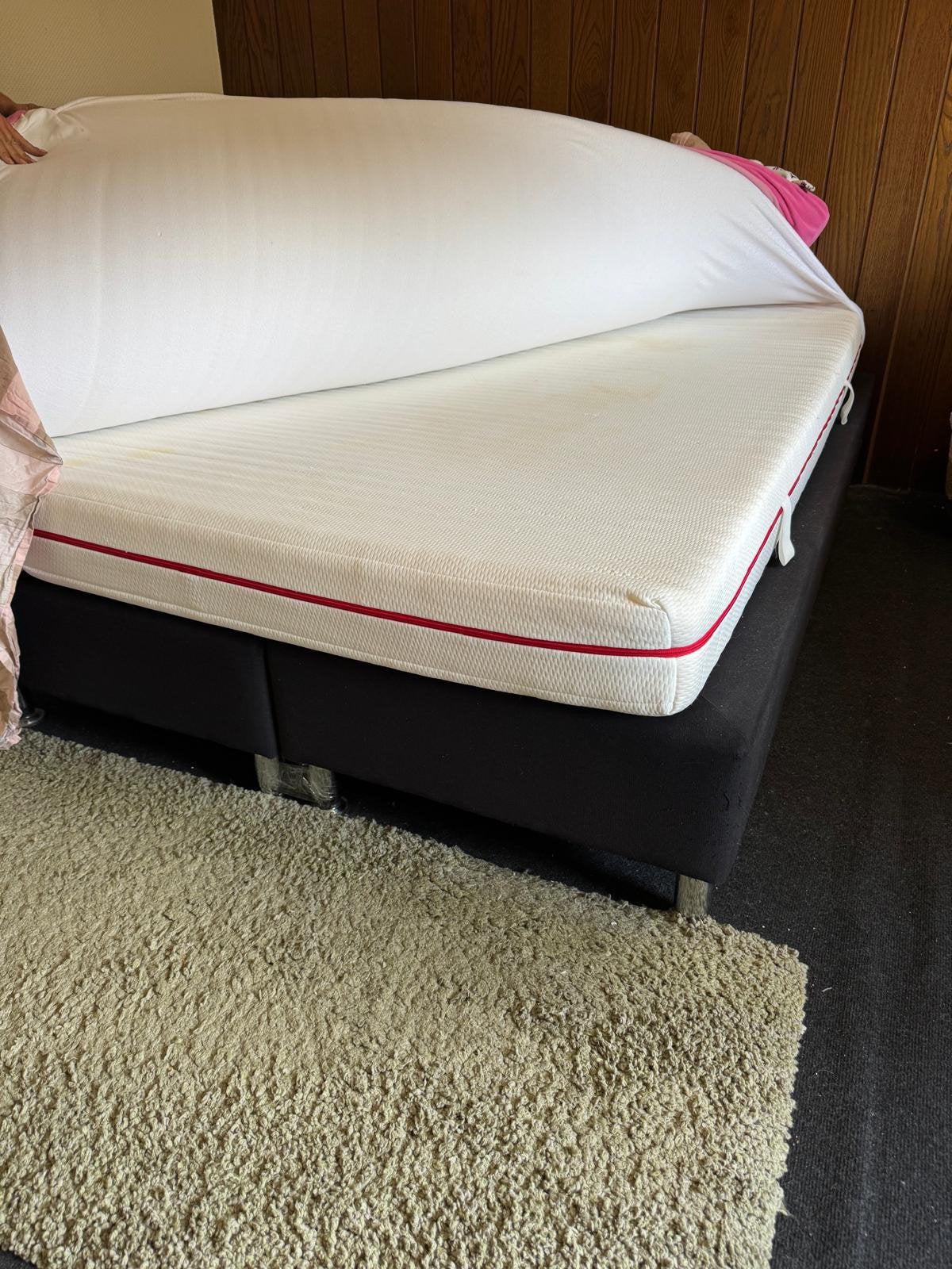 Bed 140x200 gratis ophalen met matras, Ophalen, Gebruikt, Wit, Tweepersoons