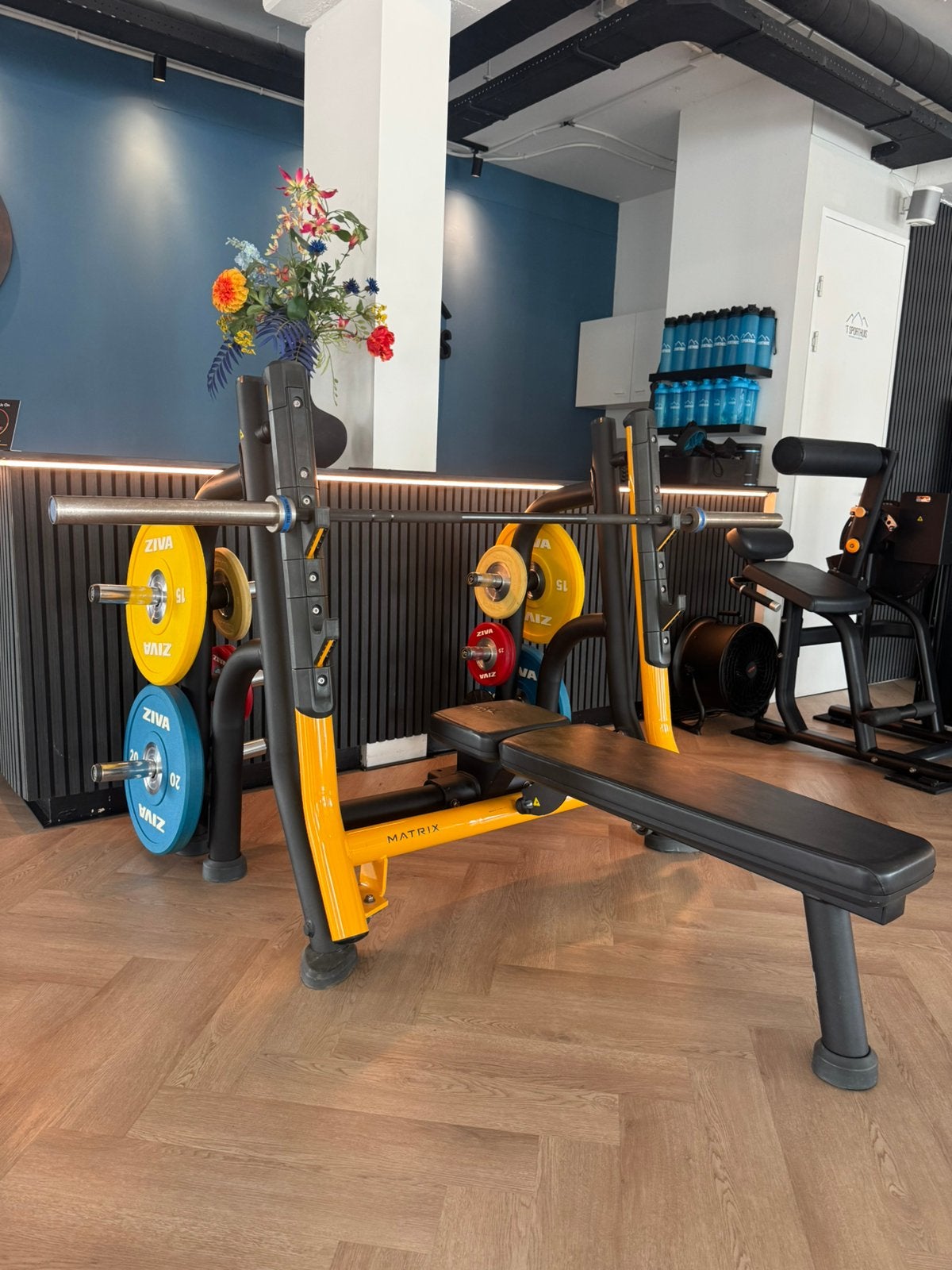 Matrix Flat Bench, Ophalen, Zo goed als nieuw, Fitnessbank