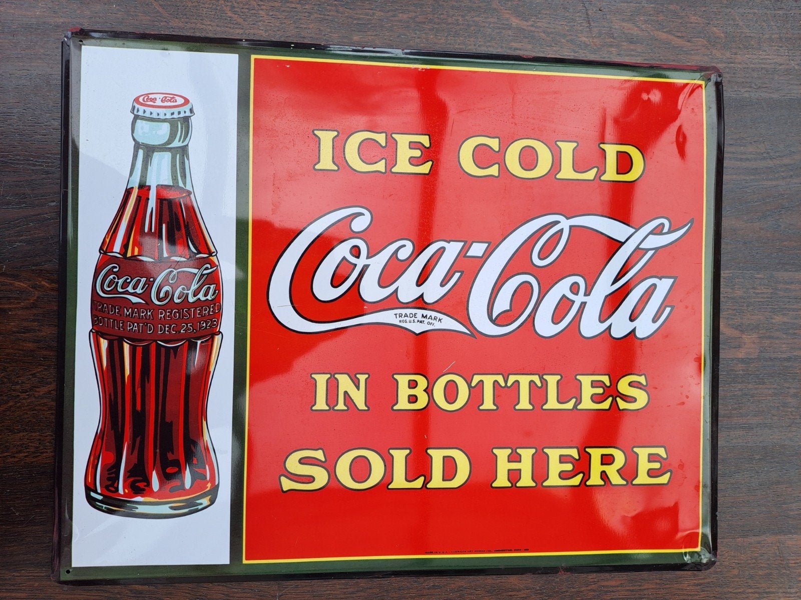 Te koop Coca-cola reclamebord, Ophalen, Reclamebord