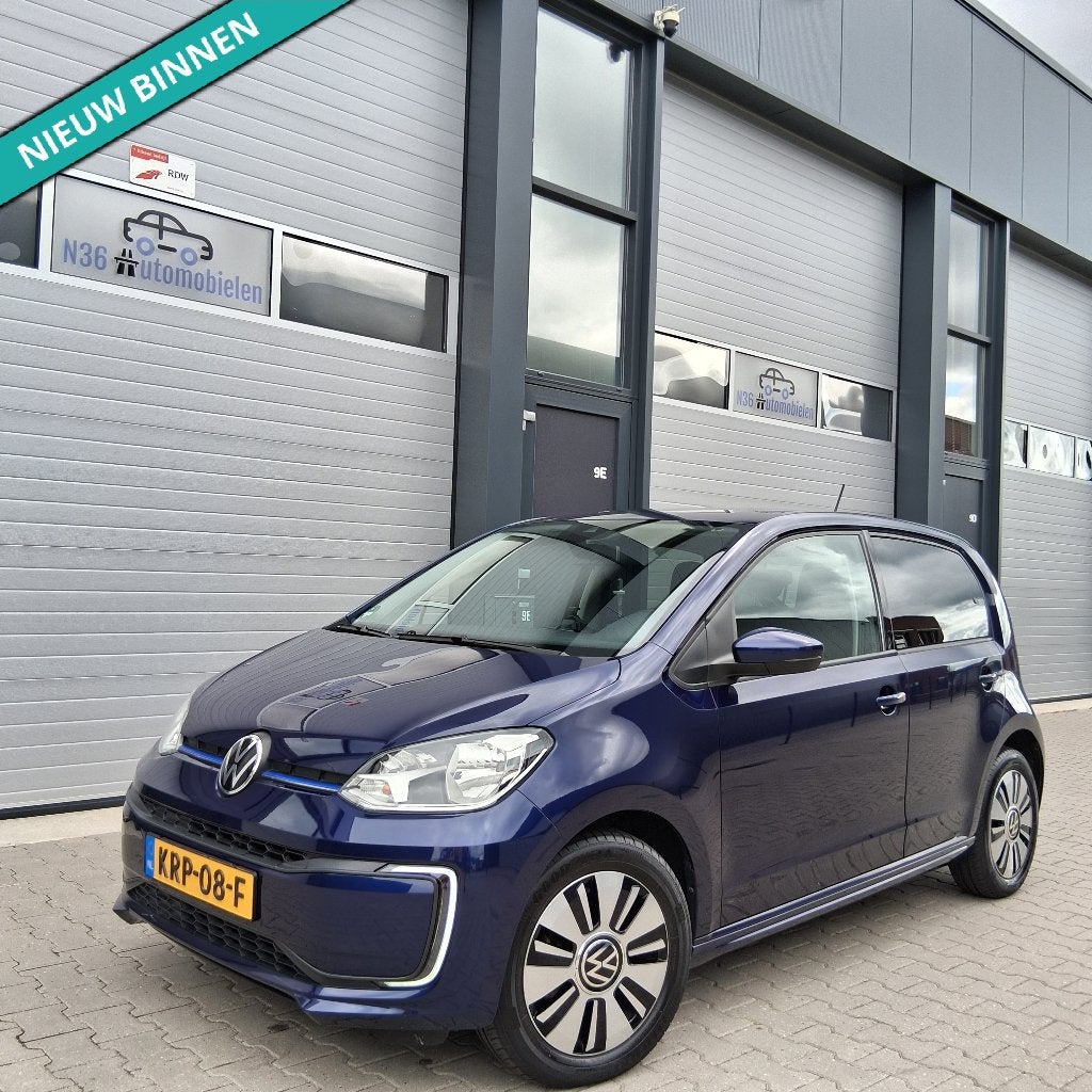 Volkswagen E-Up! /UNITED 71dkm /Cruise CC/DAB/ NIEUWSTAAT, 83 pk, Stof, Blauw, Lichtsensor