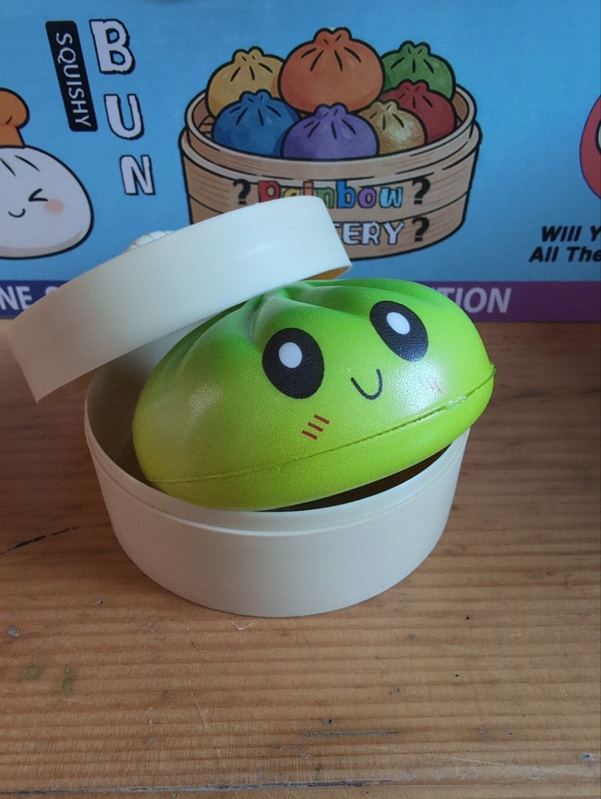 7 stuks Squishy Bun Fidget Speelgoed - Rainbow Mystery, Ophalen of Verzenden, Nieuw, Jongen of Meisje