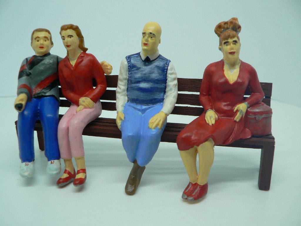 LGB zittende groep van 4 personen 1, Gelijkstroom, Overige typen, Nieuw, Ophalen of Verzenden