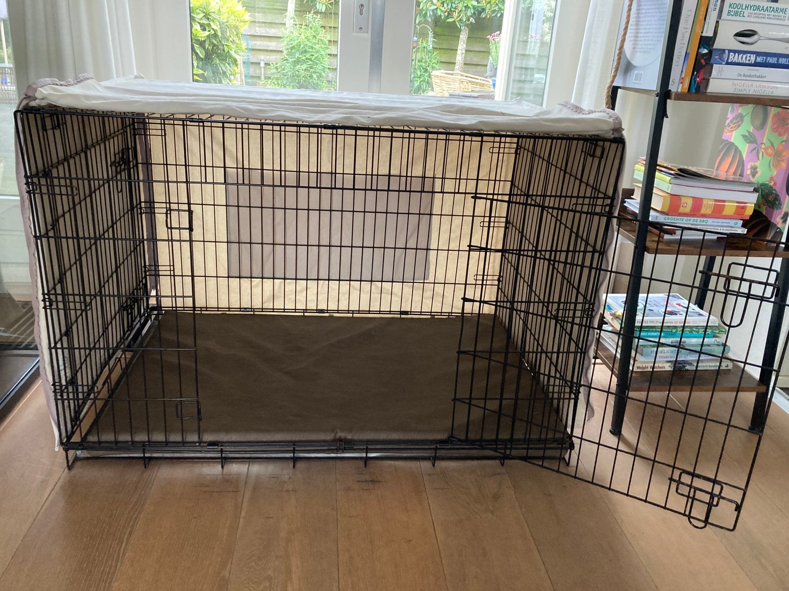Hondenbench, Dieren en Toebehoren, Hondenhokken, Ophalen, Zo goed als nieuw, 75 tot 110 cm, 65 tot 100 cm