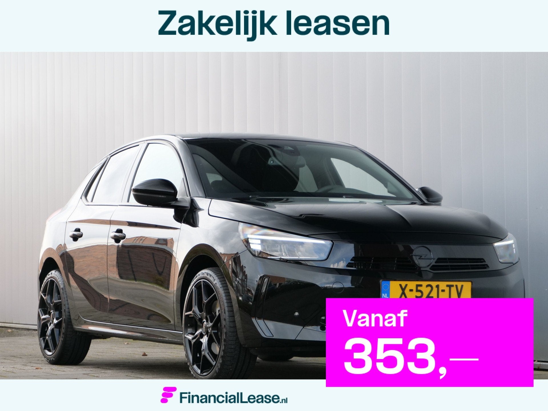 Opel Corsa 1.2 Turbo 130pk GS Automaat 18 Inch / Stoelverwar, Gebruikt, 1199 cc, 1133 kg, Zwart