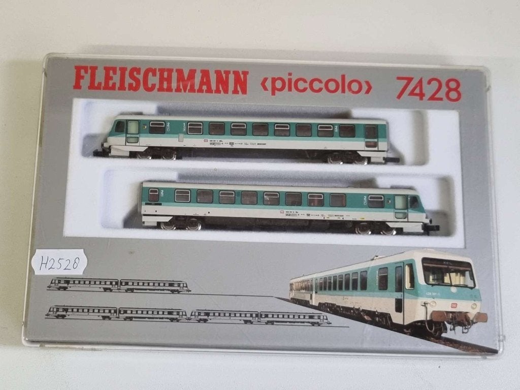 Fleischmann 7428 - Dieseltreinstel BR 629 / 928, Fleischmann, Ophalen of Verzenden, Zo goed als nieuw, Analoog