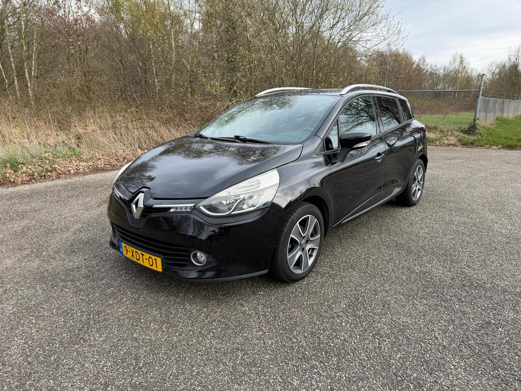 Renault Clio 1.2 TCE 88KW Estate Automaat, Auto's, Renault, Euro 5, Stof, Zwart, 4 cilinders