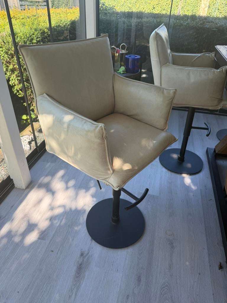 4 x in hoogte verstelbare XXl barkrukken, Huis en Inrichting, Fauteuils, Ophalen, Gebruikt, 75 tot 100 cm