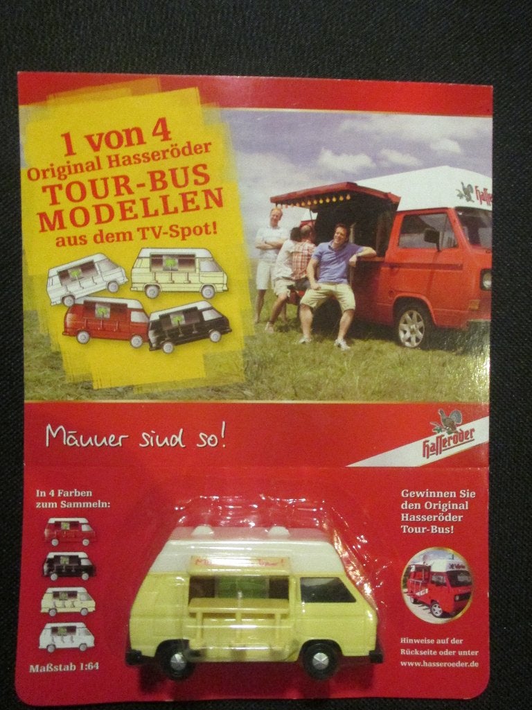 1:64 VW T3 Transporter food truck crême, Hobby en Vrije tijd, Ophalen of Verzenden, Nieuw, Auto