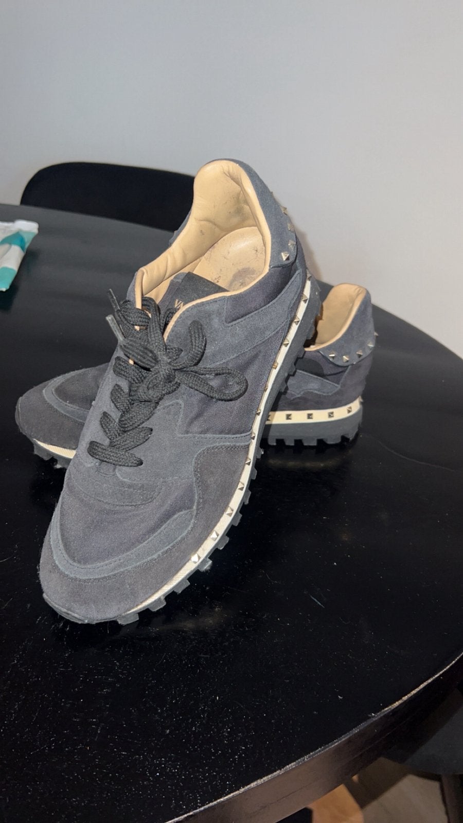 valentino schoenen, Ophalen, Zwart, Sneakers of Gympen, Gedragen