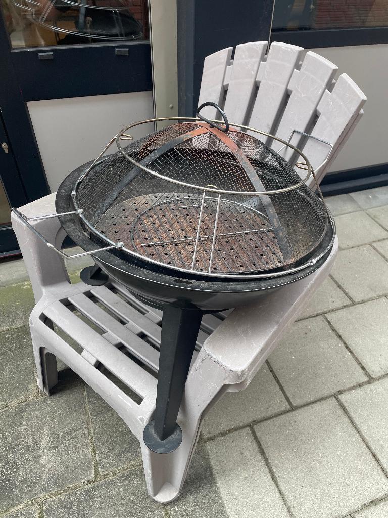Grill met pizza steen, Ophalen, Gebruikt, Steengrill