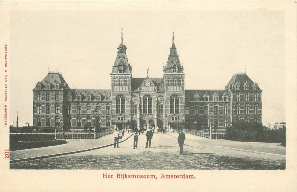 388-219-027 Amsterdam Het Rijksmuseum, Verzenden, Voor 1920, Noord-Holland