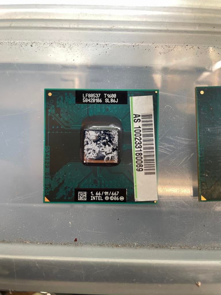 Intel Celeron T1600 Processor 1.66GHz SLB6J, Computers en Software, Processors, Gebruikt, 2-core, Minder dan 2 Ghz, Ophalen of Verzenden