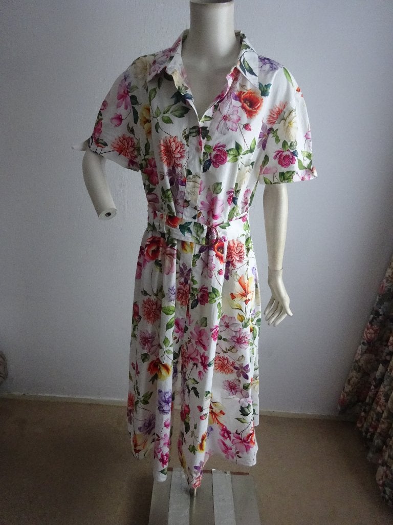 Zara midi jurk mt XL, Zara, Maat 46/48 (XL) of groter, Zo goed als nieuw, Onder de knie