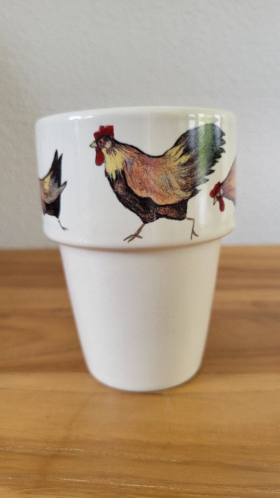 Melkbeker Jet servies Chicken Festival, Ophalen, Zo goed als nieuw, Overige stijlen, Jet by Ter Steege
