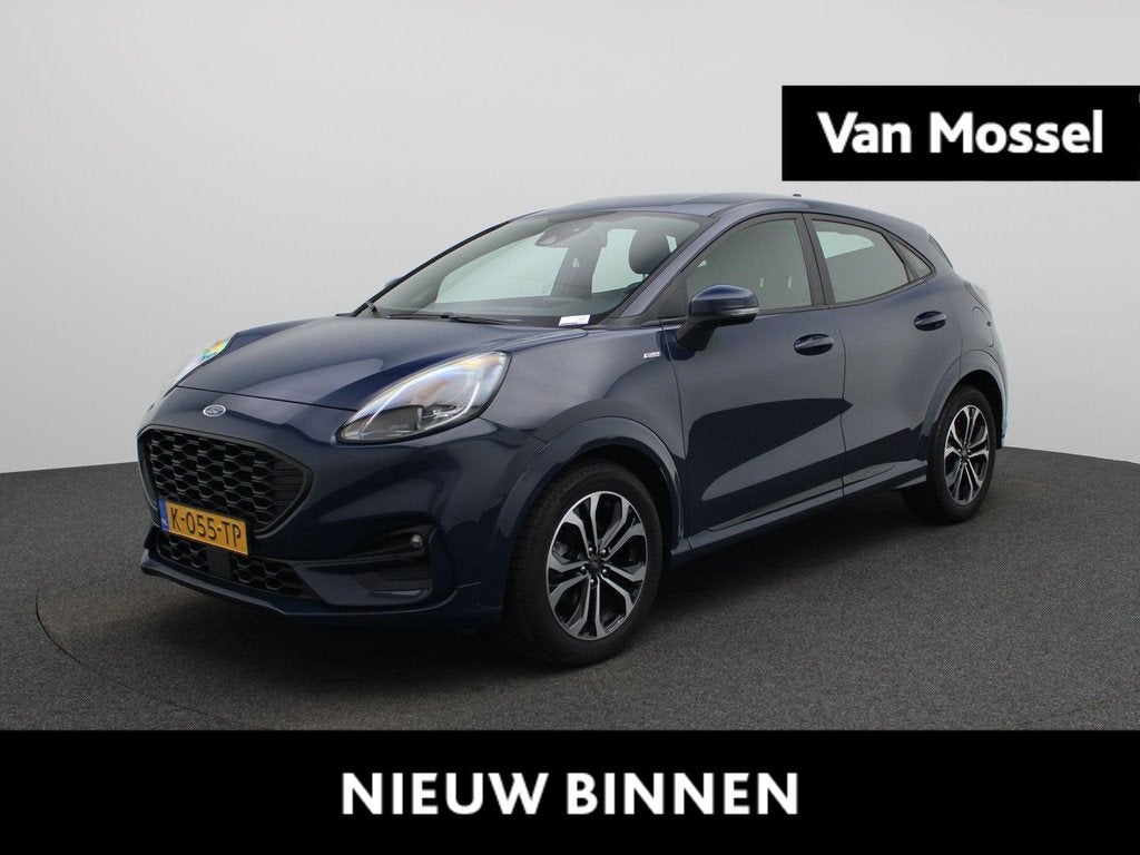 Ford Puma 1.0 EcoBoost Hybrid ST-Line Navigatie | Airco | Cr, Voorwielaandrijving, 12 maanden, Euro 6, Blauw