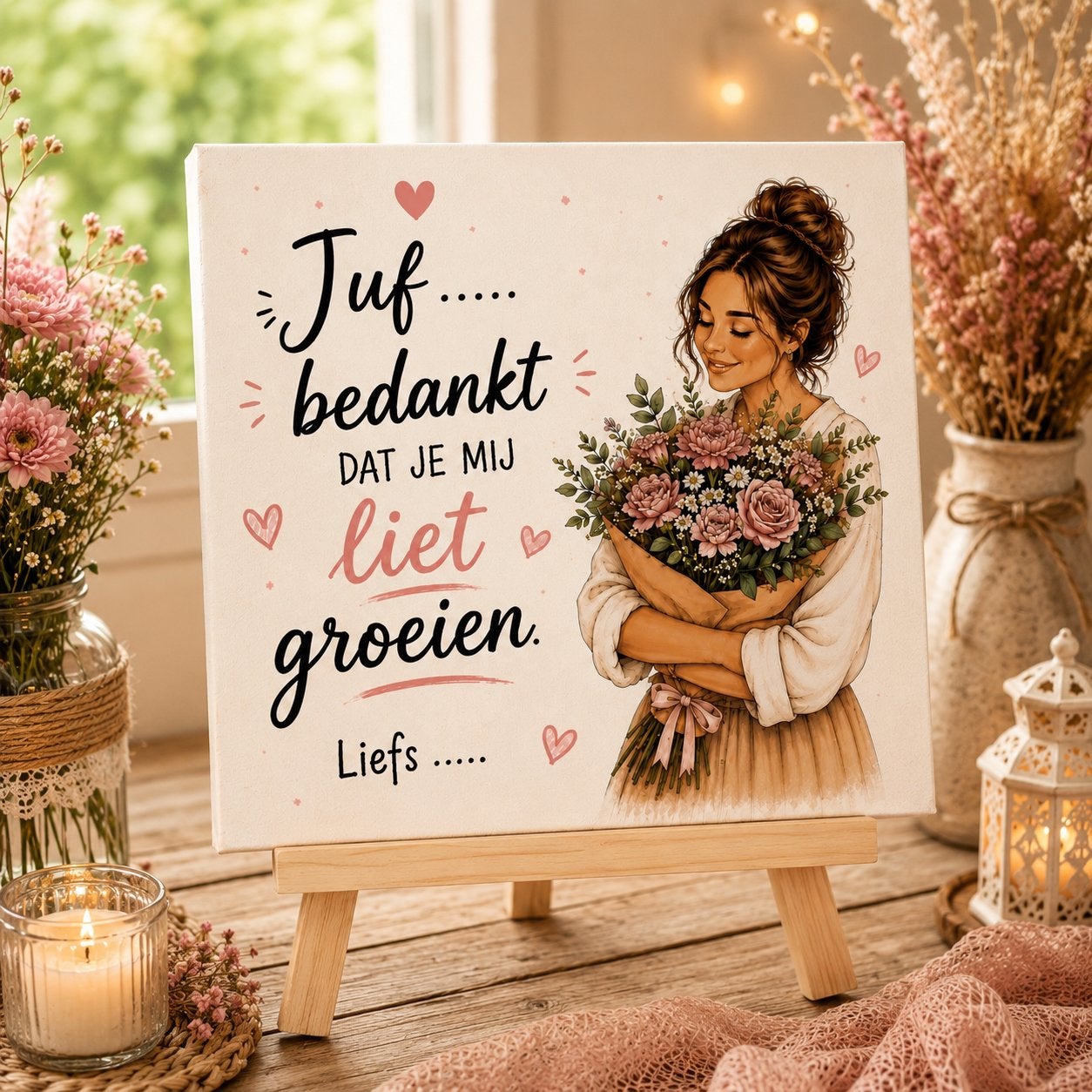 Gepersonaliseerde Tegeltjes voor Juffen en Meesters, Verzenden, Nieuw