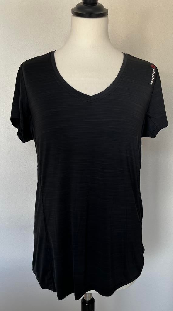 Reebok Activchill grijs sportshirt V-hals maat L, Sport en Fitness, Loopsport en Atletiek, Ophalen of Verzenden, Zo goed als nieuw