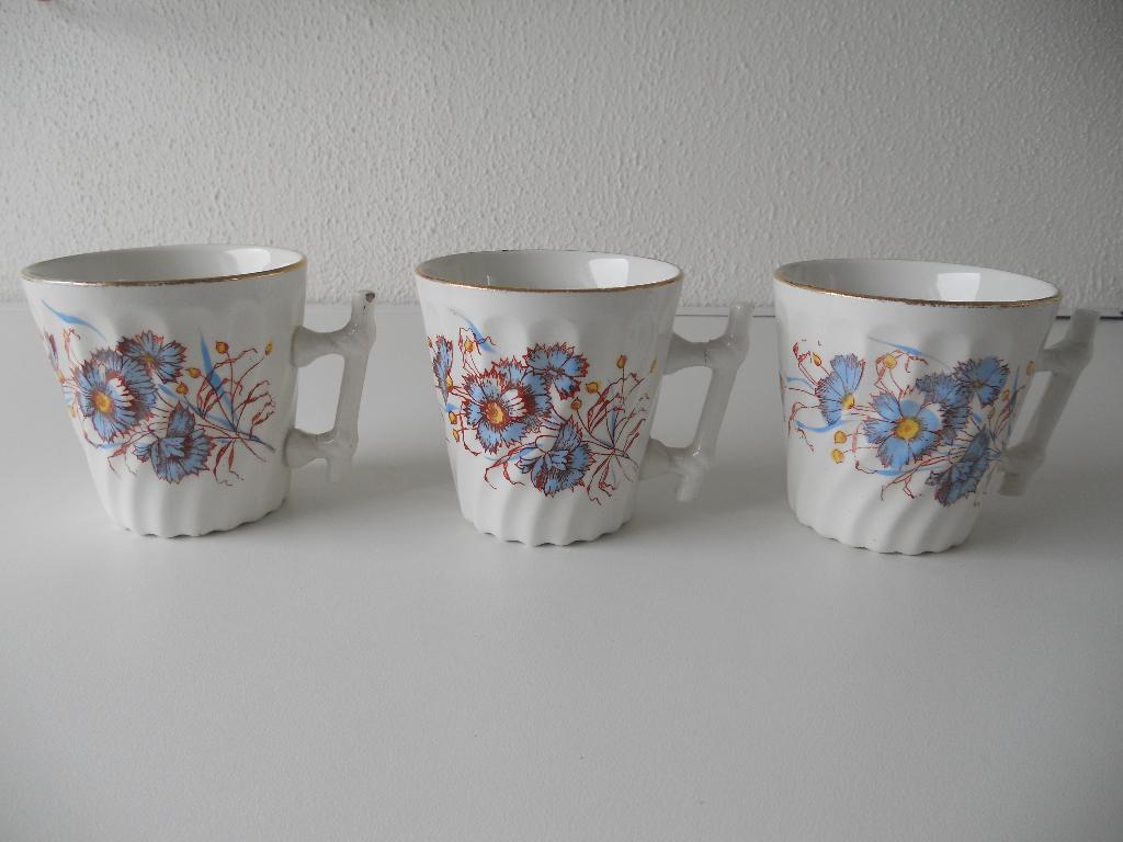 3 koppen van Societe Ceramique, Antiek en Kunst, Ophalen of Verzenden