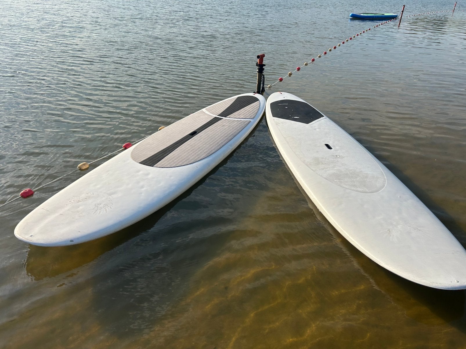 2 x sups incl paddles, Watersport en Boten, Suppen, Ophalen, Gebruikt, SUP-accessoire