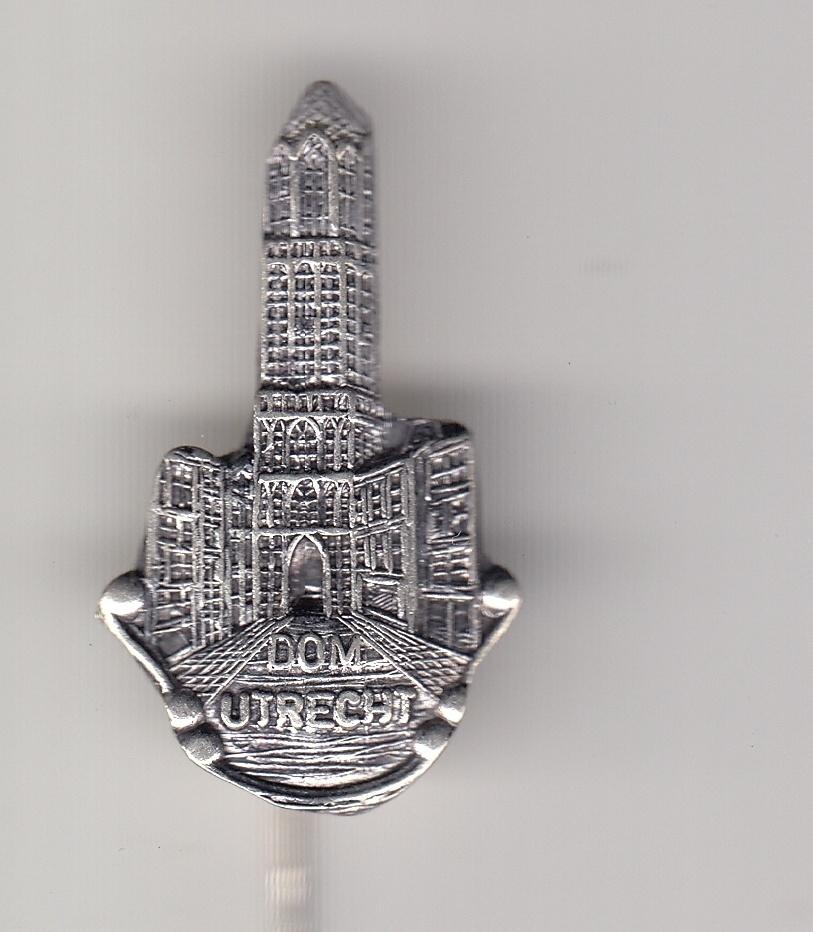 Dom Domtoren Utrecht speldje, Verzamelen, Speldjes, Pins en Buttons, Gebruikt, Niet vindbaar, Niet vindbaar, Speldje of Pin