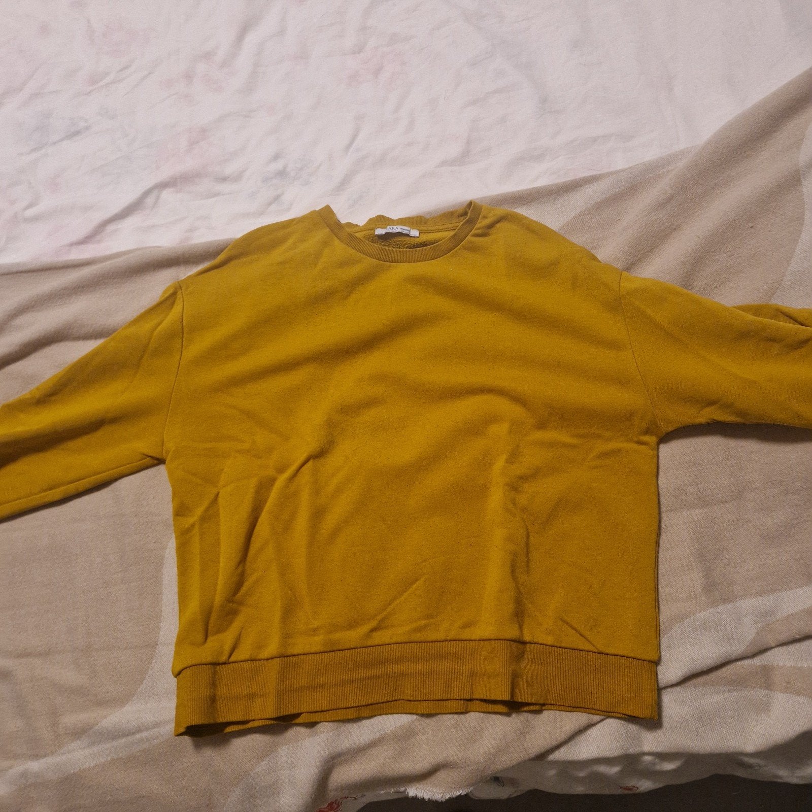 Zara trui, gedragen, Kleding | Dames, Truien en Vesten, Maat 38/40 (M), Zara, Geel, Ophalen of Verzenden