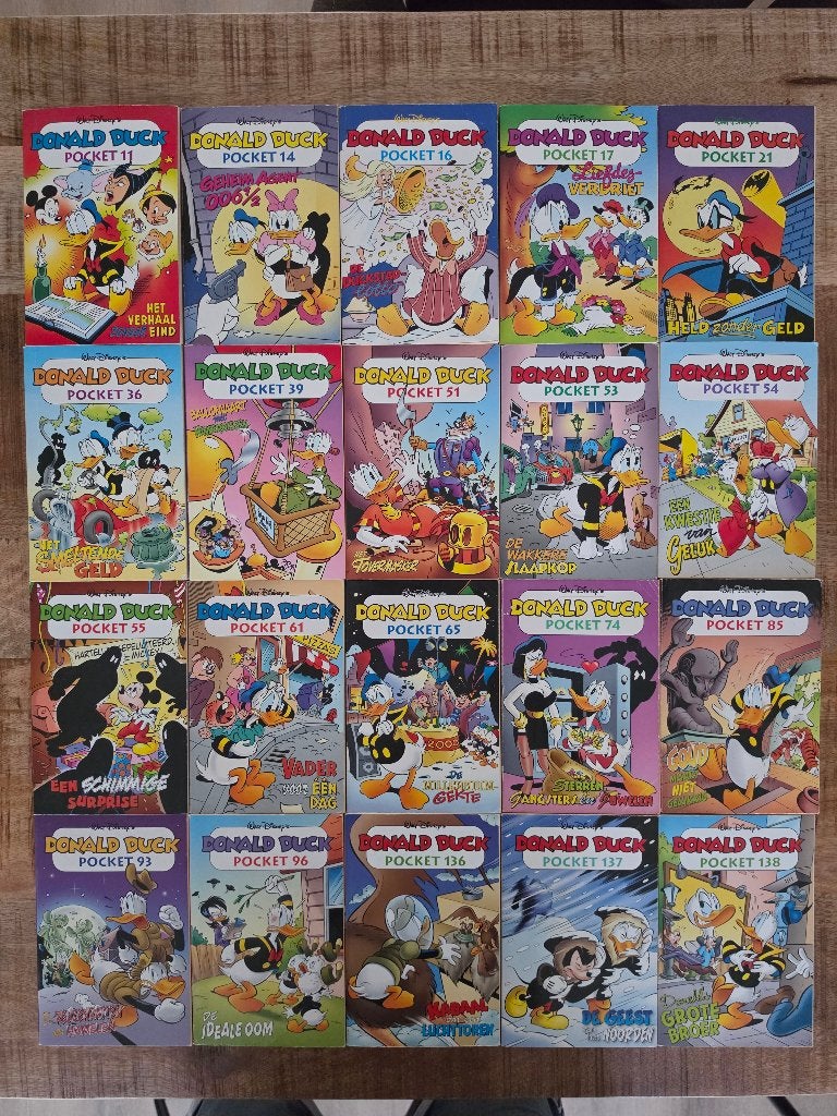 Donald Duck Pockets 11 t/m 175 – losse nummers, Meerdere stripboeken, Ophalen of Verzenden, Gelezen