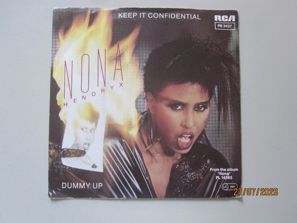 NONA HENDRYX - keep it confidential - vinyl 7", Gebruikt, 7 inch, Ophalen of Verzenden, Pop