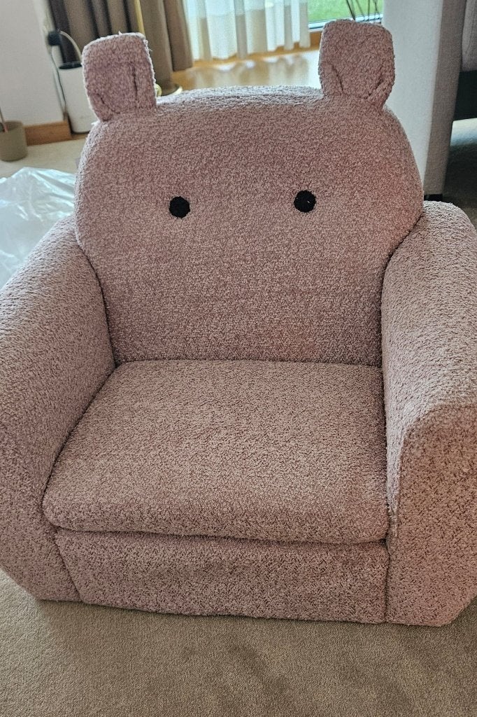 mooie bucle roze kinderfauteuil, Kinderen en Baby's, Kinderkamer | Tafels en Stoelen, Ophalen, Nieuw, Stoel(en)