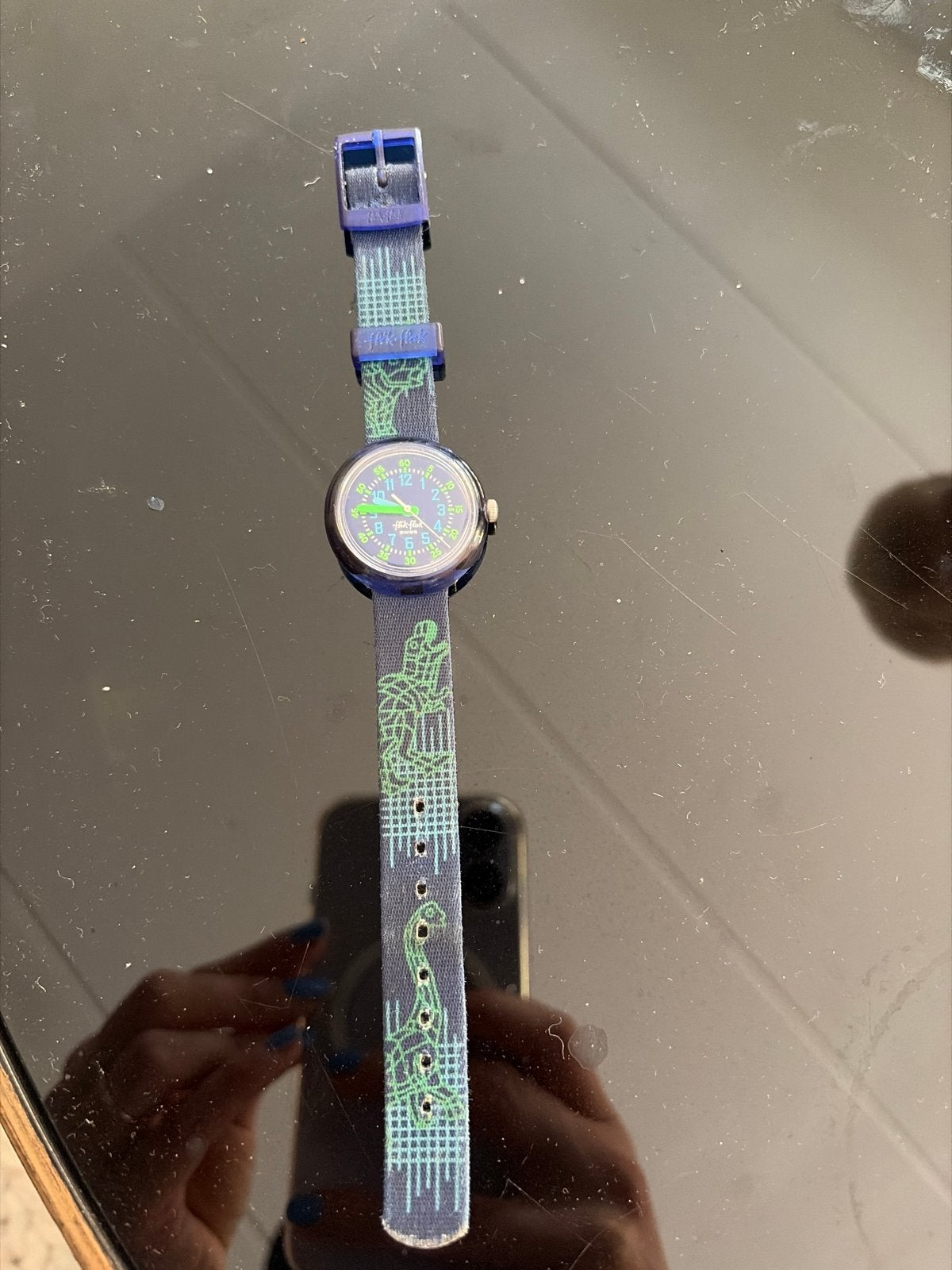 Flik Flak Kinderhorloge - Perfect voor kinderen vanaf 6 jaar, Ophalen of Verzenden, Gebruikt, Blauw, Jongen of Meisje