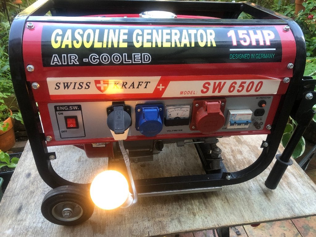 Stroom generator, Ophalen, Zo goed als nieuw